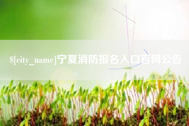 博白宁夏消防报名入口官网公告