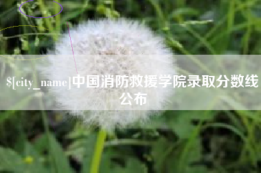 博白中国消防救援学院录取分数线公布