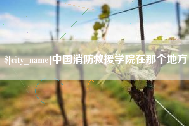 博白中国消防救援学院在那个地方
