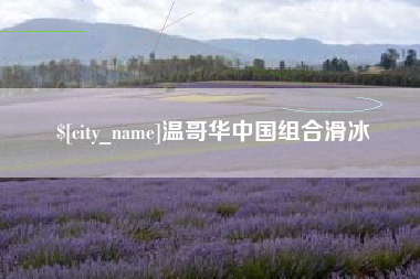 博白温哥华中国组合滑冰