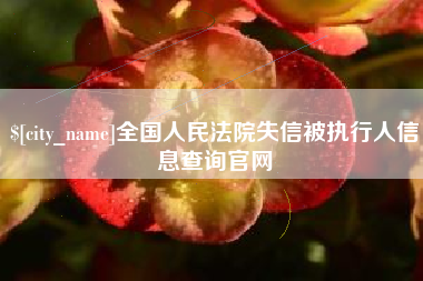 博白全国人民法院失信被执行人信息查询官网