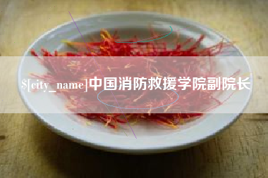 博白中国消防救援学院副院长