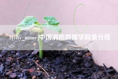 博白中国消防救援学院录分线