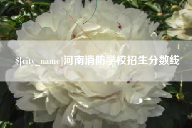 博白河南消防学校招生分数线