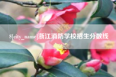 博白浙江消防学校招生分数线