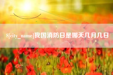 博白我国消防日是哪天几月几日