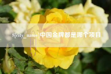 博白中国金牌都是哪个项目