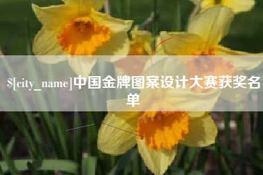 博白中国金牌图案设计大赛获奖名单
