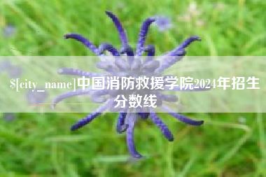 博白中国消防救援学院2024年招生分数线