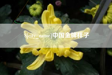 博白中国金牌样子