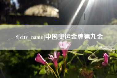 博白中国奥运金牌第九金