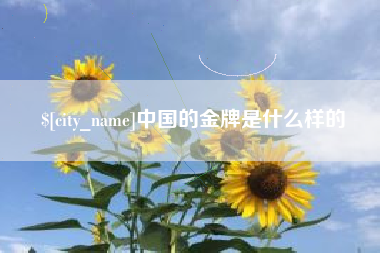 博白中国的金牌是什么样的